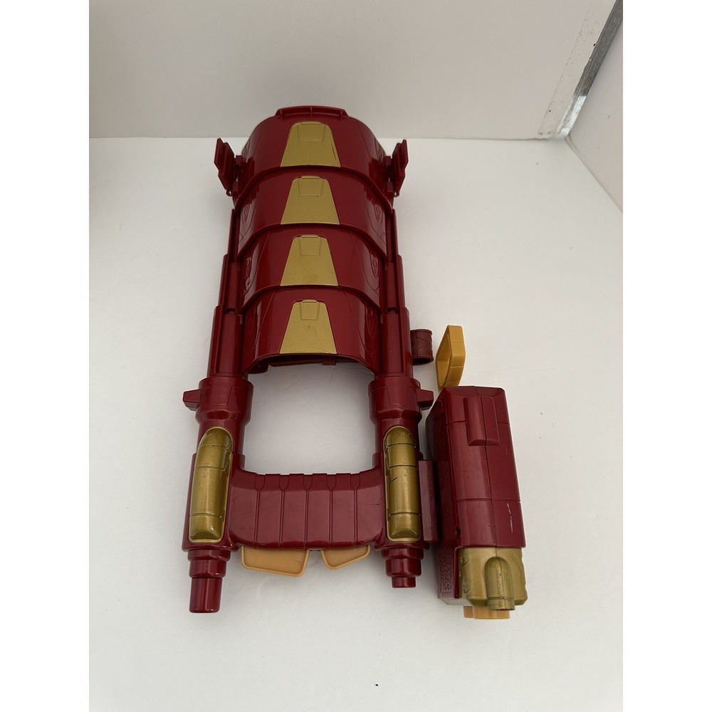 Nerf Marvel Iron Man Slide Blast Armor Dart Blaster 2015 Retractable Tested/Work